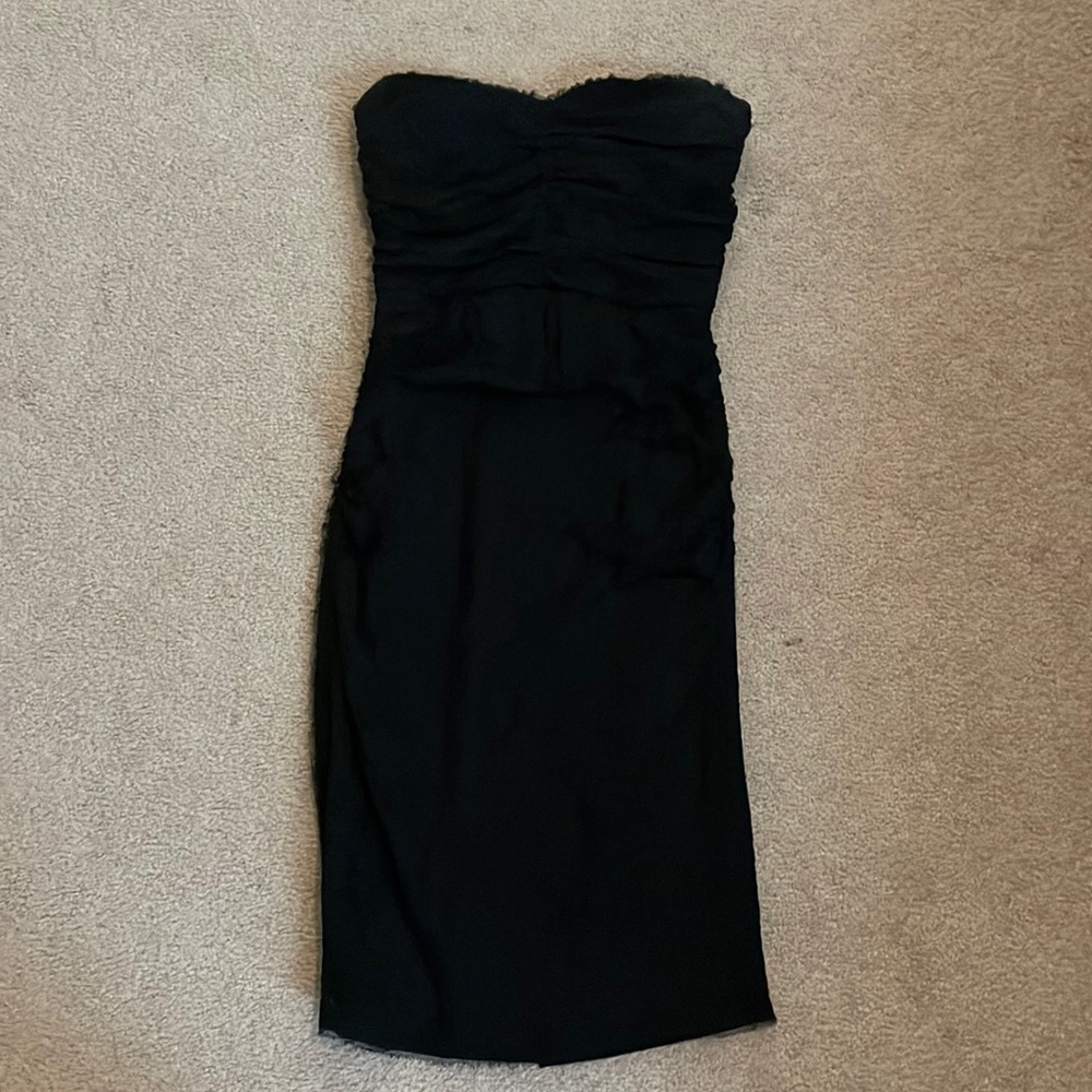 Dolce and Gabbana black Lace corset style dress.